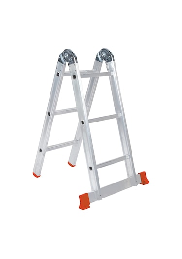 Tek Kırm.Merdiven Silver 2 x 3 6 Basamak 1.85 M