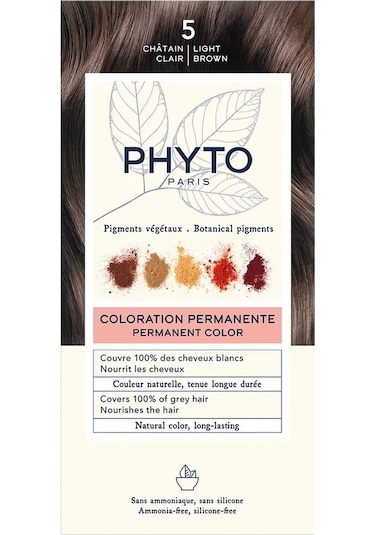 Phyto Color Bitkisel Saç Boyası 5 Açık Kestane -chatain Clair- YeniAçık Kestane