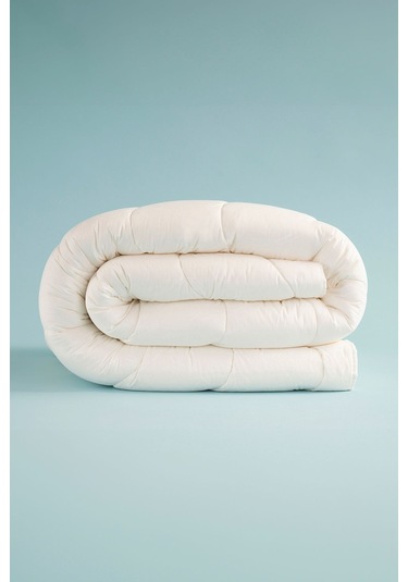 Pamuk Kumaş Bambu Yorgan 195x215 Cm Beyaz