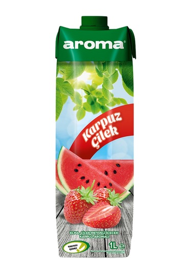 Aroma Karpuz Çilek Meyveli İçecek 1 Lt X 6 Adet