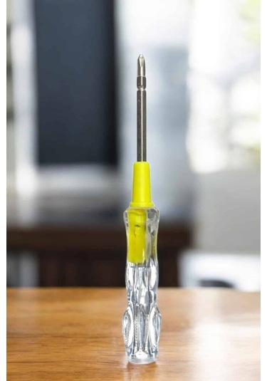 Test Cihazı Kontrol Kalemi Çift Başlıklı Şeffaf Elektrik Testi