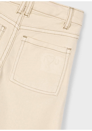 Mayoral Kız Çocuk Denim Pantolon 4576 Bej