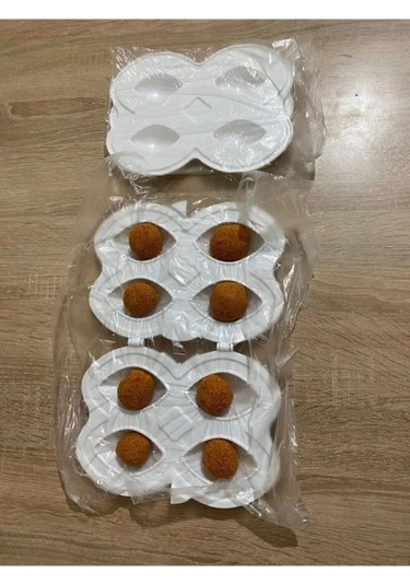 Mithra Life 4 Lü Yapışmaz Beyaz İçli Köfte Kabı Aparatı Mıt1111 Beyaz