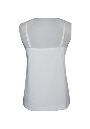 Bulalgiy Kadın Beyaz Dantelli Atlet - Bga730062 Beyaz