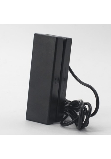 Novahub Tam 3 Parçalı Usb Manyetik Şerit Kart Okuyucu, Tak Ve Çalıştır, Yeşil Işık Ve Buzzer, Çift Yönlü Okuma Pos Makinesi