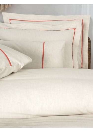 Cotton Box 1571/1-cb Inborn Ck Nevresım Takımı Banded Turuncu Turuncu