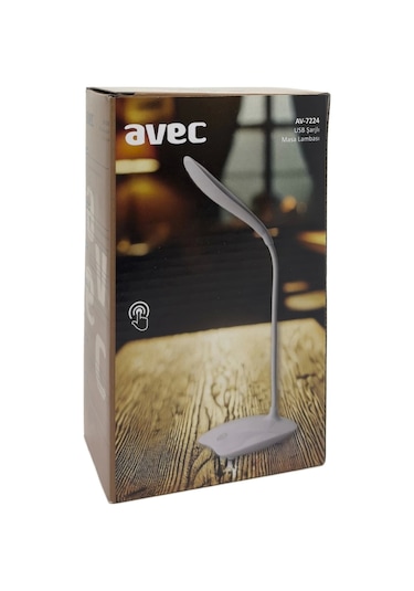 Avec Av-7224 Usb Şarjlı Masa Lambası Çok Renkli