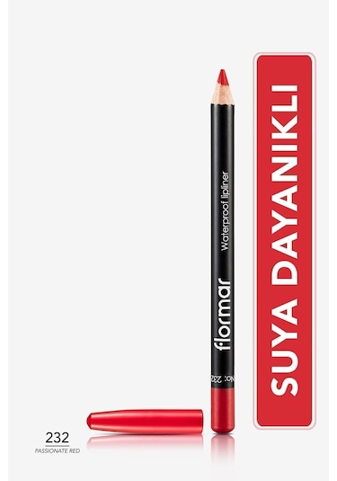 Flormar Dudak Kalemi - Waterproof Lipliner 232 Passionate Red 8690604127658