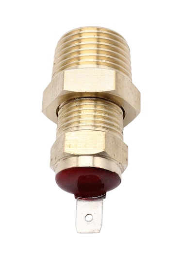 Jeehugo 185-200 Derece Elektrikli Motor Soğutma Fanı Termostati Bakır Malzeme, Altın Renk