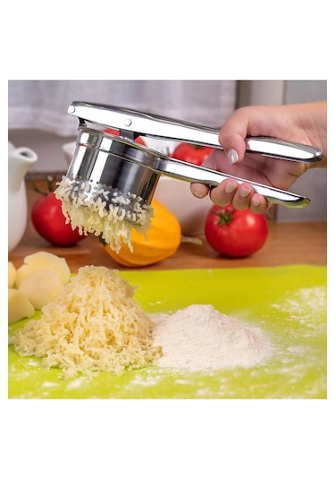 Paslanmaz Çelik Patates Ezici Büyük Hazneli Patates Ezeceği Meyve