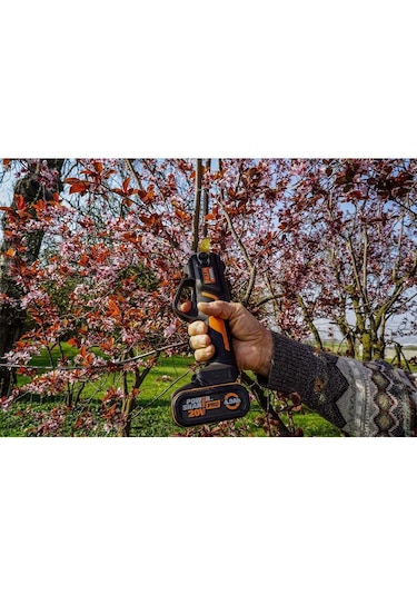 Worx WG330E 20V 2.0 Ah Li-İon Tek Akülü Profesyonel Kömürsüz Dal Budama Makası