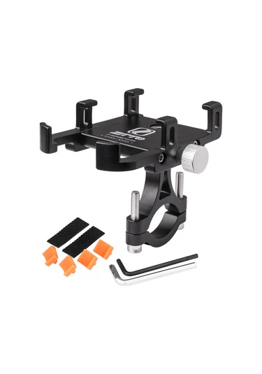 Yifomall Z83 Siyah Cnc Alüminyum Bisiklet Telefon Tutucu - 360 Döner, 50-90mm Ayarı, 20-32mm Sapka Uyumlu, Dayanıklı Bisiklet Navigasyon Aksesuarı