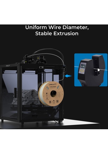 Hallow Creality Hyper Pla Yüksek Akışkanlık Filament 1.75 MM Siyah