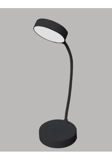 Şarjlı Masa Lambası 3 Farklı Renk Moduna Dokunmatik Geçiş Cata Berlin Siyah Dimmerli Işığı Ayarlanabilir