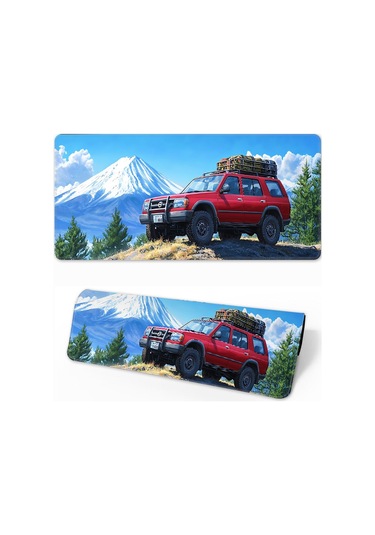 Mouse Mat - Kenar Dikişli Kaymaz Araba Paspası R-304, 300 700 4mm