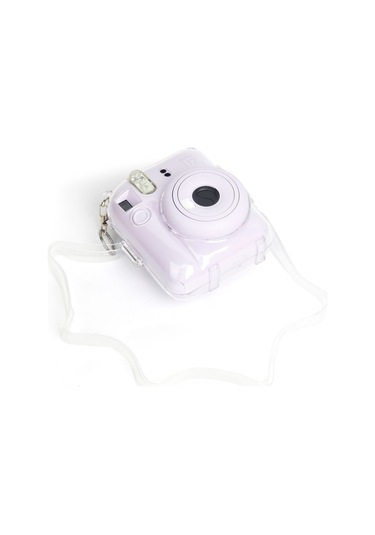 Instax Mini 12 Makine Uyumlu Şeffaf Koruyucu Kılıf-forsıbp079