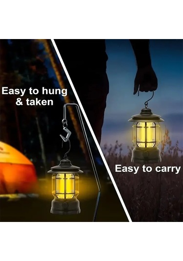 Bluetooth Hoparlör Özellikli Dimerli Led Kamp Lambası Hs66 5332 Çok Renkli