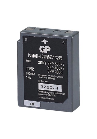 GP T192 3.6 VOLT 600 MAH LG Uyumlu SONY BPT40 TELSİZ TELEFON PİLİ