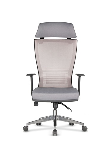 Uzayofismobilyaları Uzay Ofis Rosetta Fileli Müdür Koltuğu- Gri