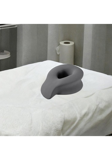 Suntek Yüz Beşik Yastığı Dinlenme Rahatla Yüzük Koyu-gri Koyu Gri