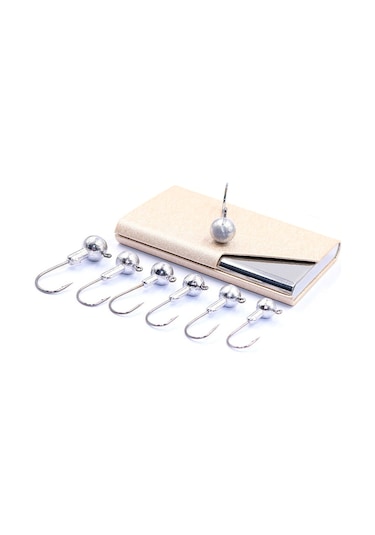 Jeehugo 1g Ağırlıkta Kurşun Uçlu Jig Hook - Yumuşak Yem İçin Olta Aksesuarı 50 Adet