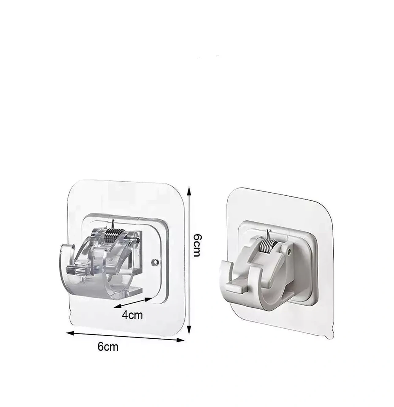 Bright Garden - Home Kendinden Yapışkanlı Ray Tutacağı, 2 Adet 213810002 Beyaz