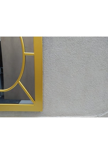 Ayna-Dresuar Motifli Model Parlak Gold Renk Kayın Torna Kutu Içi(486070600) Altın