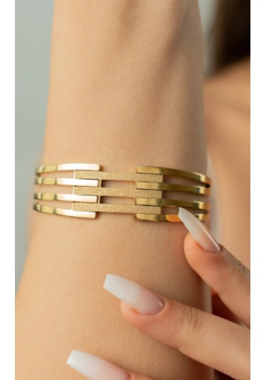 Bbaccessorıes Bb Çelik Kaburga Kelepçe Bilezik