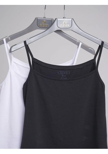 Clever Wear İnce Askılı Basic Atlet 159084605 Siyah