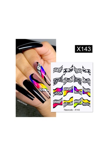 Su Transferli Nail Art Sticker X143 53925-9