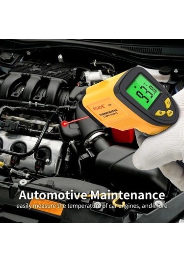 Boatshop1 Bsıde H1 Dijital Kızılötesi Termometre Et Buffalo Sütü Bbq Pişirme Non Contact Lazer Tabanca Abs Malzeme Pil İle Çalışır