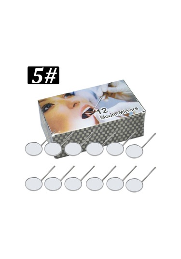 12 Adet Diş Ağız Aynası Reflektör Diş Ağız Aynası Ağız Bakımı Ağız Aynası Kolu Diş Araçları 4 /5 Kırmızı