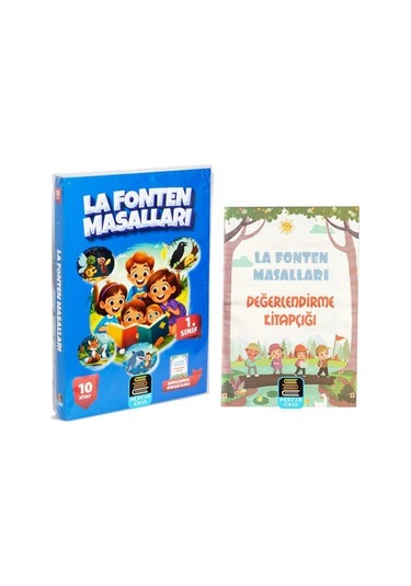 1. Sınıf Okuma Seti La Fonten Masalları 10 Kitap + Değerlendir...