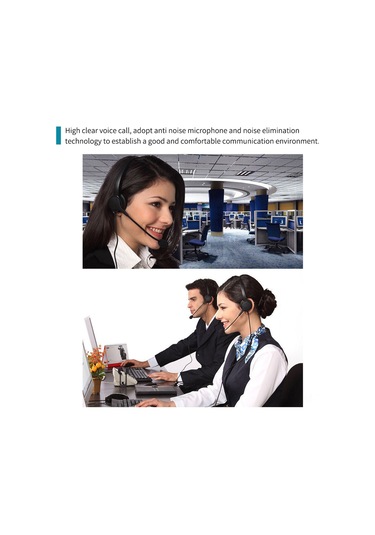 Qingmipy Usb Tek Kulaklı Çağrı Merkezi Kulaklığı - Gürültü Engelleme Mikrofonlu, Ses Kontrol Düğmeli, Hızlı Kurulum, Windows/mac Uyumlu Siyah