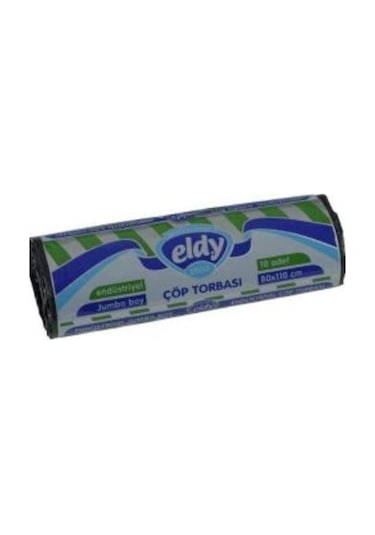 Eldy Endüstriyel Jumbo Boy Çöp Poşeti Siyah 80 x 110 CM