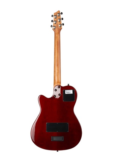 Godin A6 Ultra Elektro Akustik Gitar Denim Blue Flame