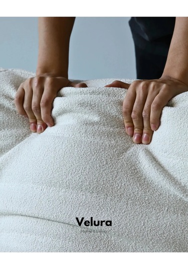 Muvva Berjer & Puflu Pofuduk Relax Koltuk & Armut Tekli Koltuk - Turuncu Turuncu-puflu