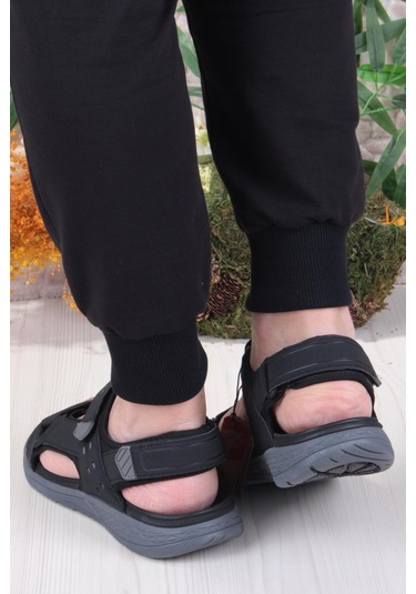 Hammer Jack 24815 Dayholt Rahat Esnek Orijinal Ürün Outdoor Erkek Sandalet Siyah