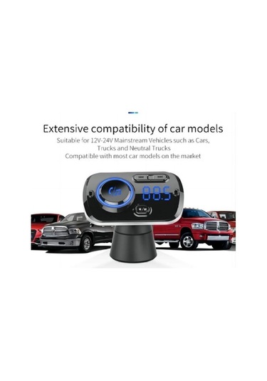 Dancemonkey Vericisi-14 Shineyee Serbest Şarjlı Qc3.0 Oynatıcı Mp3 Hızlı Fm Eller Bluetooth Araba Araba Cw