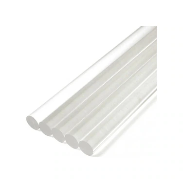 Şeffaf Yuvarlak Akrilik Pleksi Çubuk 1 M