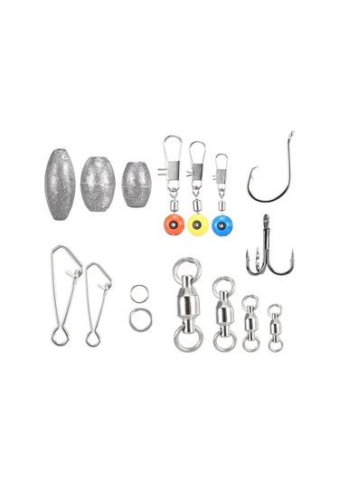Ebitda 256 Parçalık Profesyonel Balıkçılık Seti - Kancalar, Ağırlıklar, Fırdöndüler Ve Aksesuarlar - Balıkçılık Hediyesi