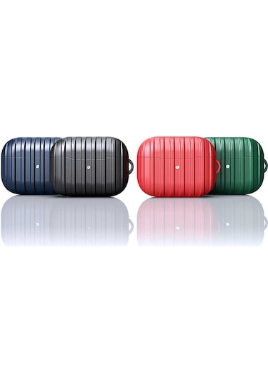 Noktaks - Airpods Pro Uyumlu Airpods Pro - Kılıf Airbag 21 Kılıf - Mavi