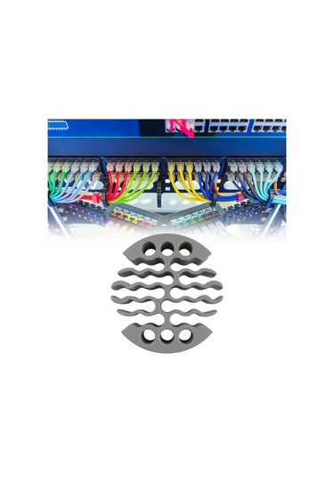 Homyl Ağ Kablo Demeti Tarak Kategori 6'ya Uygun Çap 3 Inç