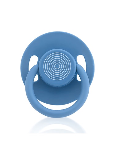 Wee Baby Cool Yuvarlak Uçlu Emzik No:2 Mavi 6-18 Ay