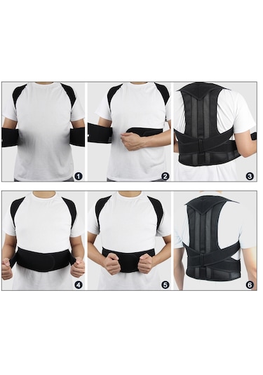 Arwex Unisex Balenli Dik Duruş Korsesi