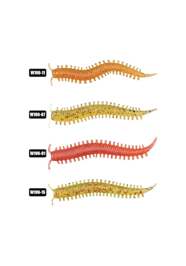 Effe Yüzen Boru Kurdu 5.5cm Sillikon Yem