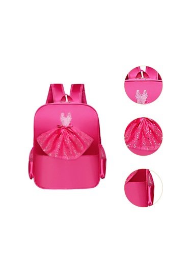 Suntek Bale Dans Sırt Çantası Sıradan Sevimli Ayakkabı Kırmızı Dantel Kırmızı