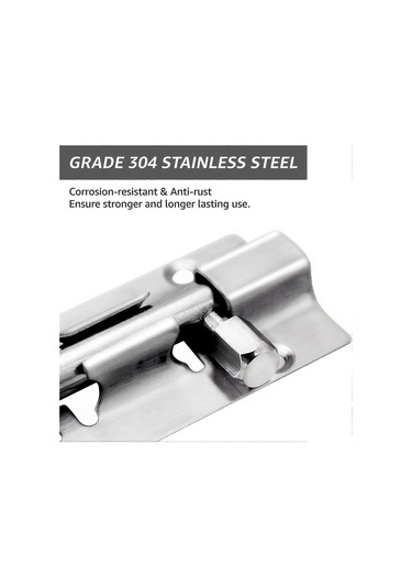 Kapı Kilidi Cıvataları 3" 75 Mm , 304 Paslanmaz Çelik Kapı Manda