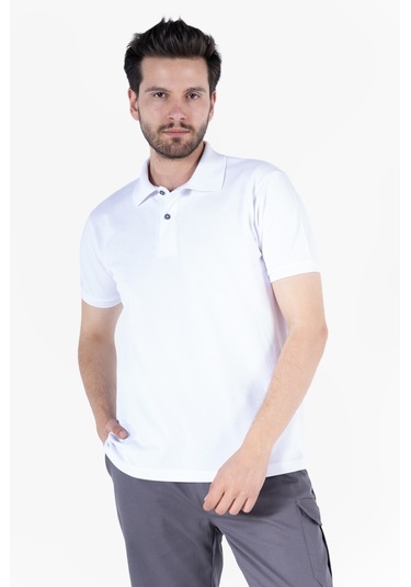 Polo Yaka T-shirt Beyaz