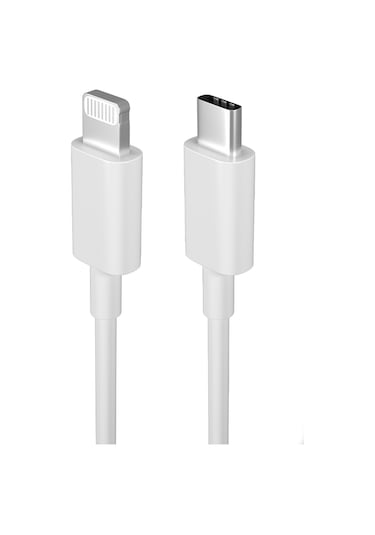 Teknonet Tn-dc15 20w Pd Plexy 100 Cm Type-c To Lightning Şarj Ve Data Kablosu Beyaz